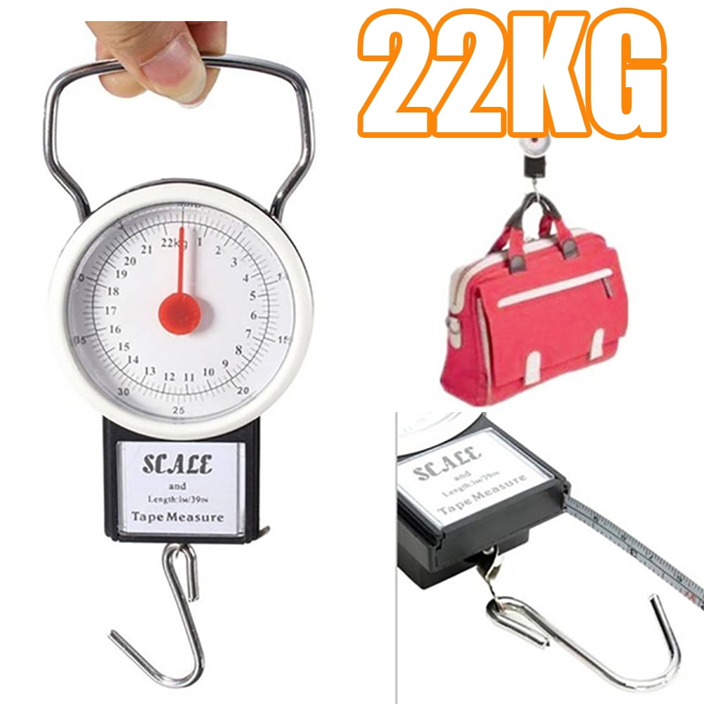 Portable Fishing Scale Digital Max 50lb/22kg Hanging Weight Measure  Multipurpose