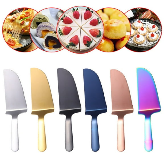 Travelwant 2Packs Pie Server Stainless Steel Cake Pizza Cutter Tart Dessert Slicer Pie Server Stainless Steel Cake server Cutter Cake Slicer