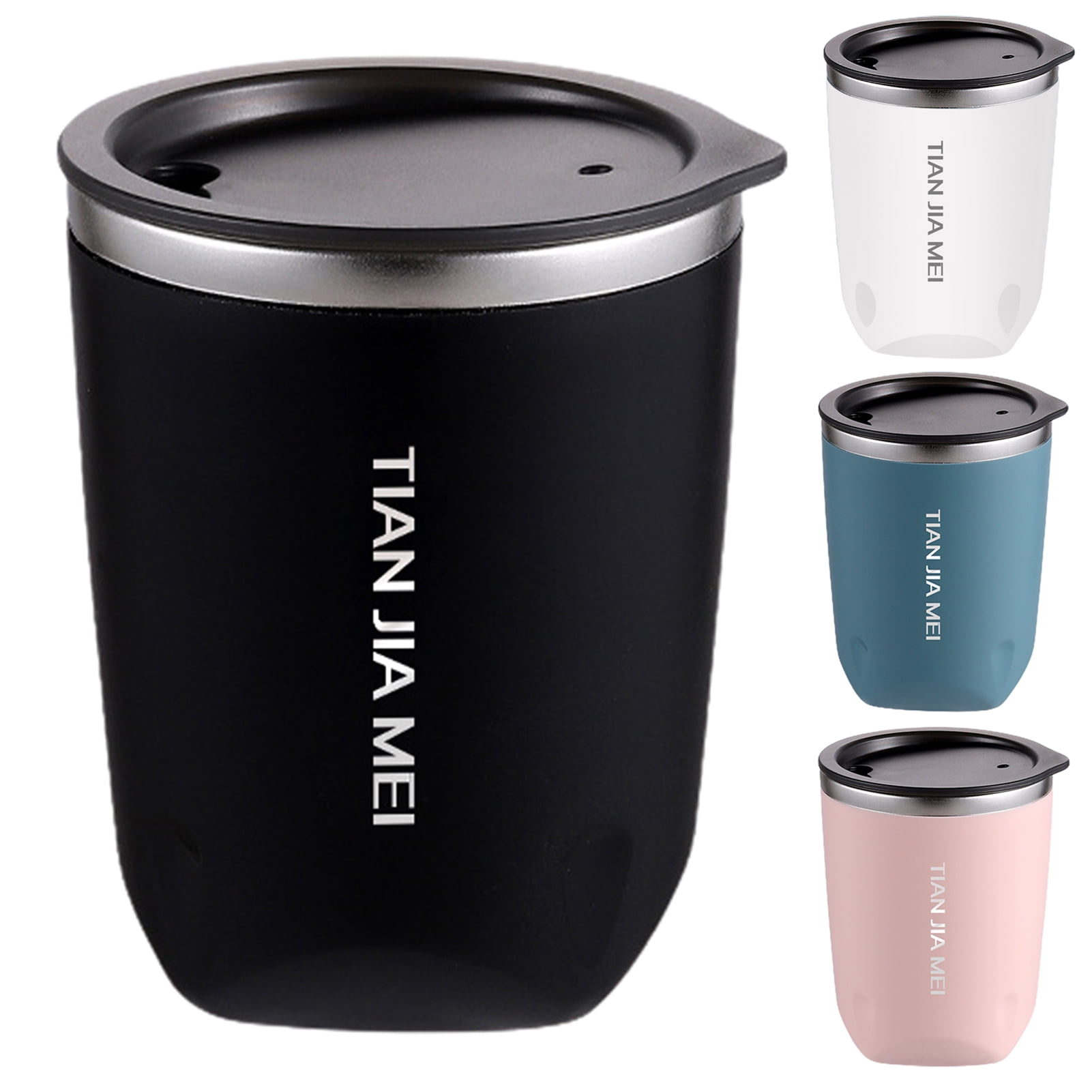 Travelwant 300ml Tumbler Vacuum Insulated Travel Mug with Lids