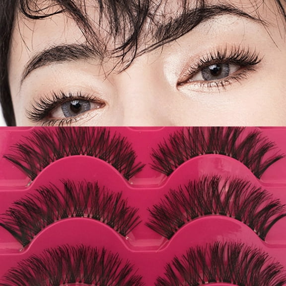 Travelwant 30Pairs Set False Eyelashes Fluffy Faux Mink Lashes 8D Wispy Lashes Dramatic Long Thick Volume Fake Eye Lash