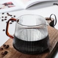thumbnail image 1 of Travelwant 350ML/500ML High Borosilicate Glass Milk Frothing Pitcher with Measurement, Hammer Heat Resistant Glass Milk Coffee Cappuccino Latte Art Steaming Pitcher, 1 of 7