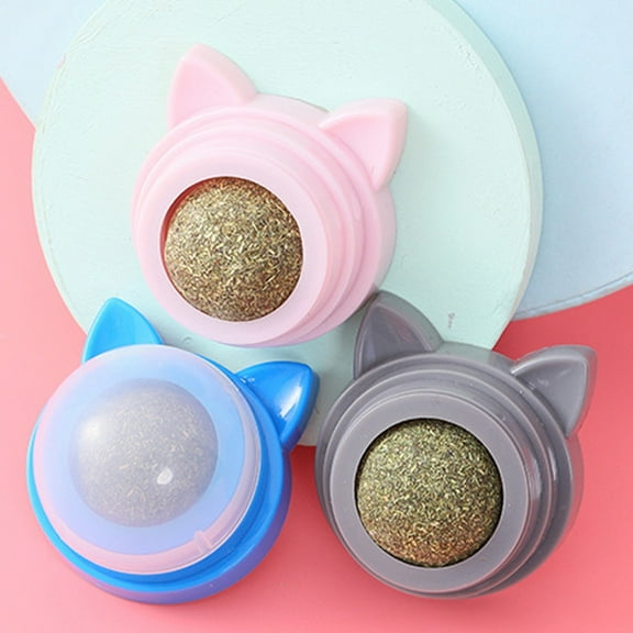 Travelwant 3Packs Catnip Kiss Compressed Catnip Ball Toys for Cats & Kittens, Natural, Pure & Potent, Fun & Engaging Play