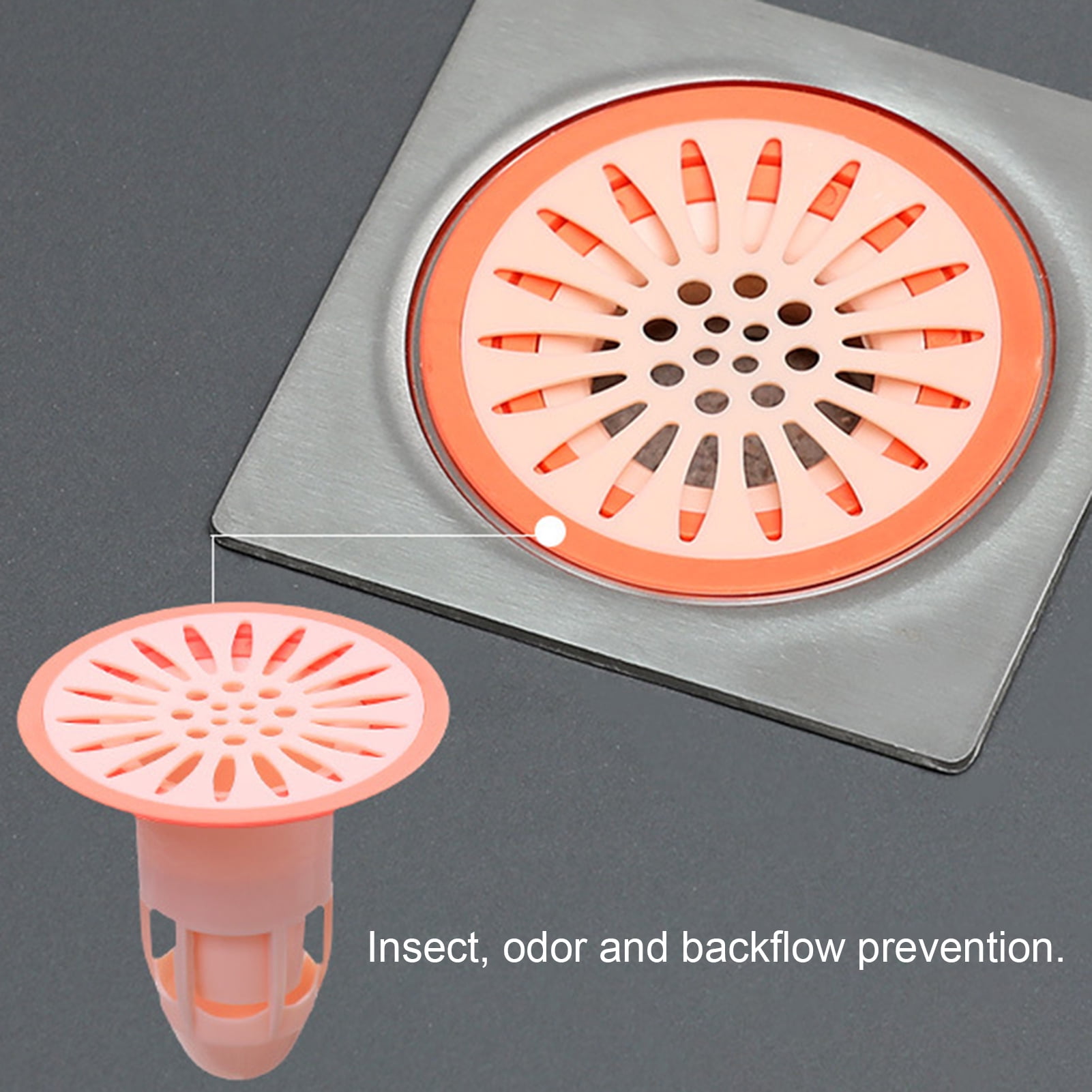 Travelwant 3Packs Drain Hair Catcher, Tub Stopper, Bathtub Drain Plug Strainer Cover, Kitchen