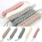 Travelwant 3Packs Long Stretch Back Sponge with Rope Handles Back Scrubber Bath Shower Mesh Sponge Exfoliating Body Scrub Stretch Braided Loofah for Men and Women