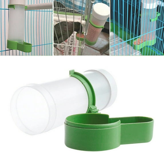 Travelwant 3Packs Parakeet Water Dispenser No Mess Parrot Feeder Parakeet Waterer Cockatiel Cage Accessories,Automatic Feeding