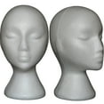 thumbnail image 1 of Travelwant 4Packs Wig Head Tall Female Foam Mannequin Wig Stand and Holder for Style Model And Display Hair Hats and Hairpieces Mask for Home Salon and Travel, 1 of 5