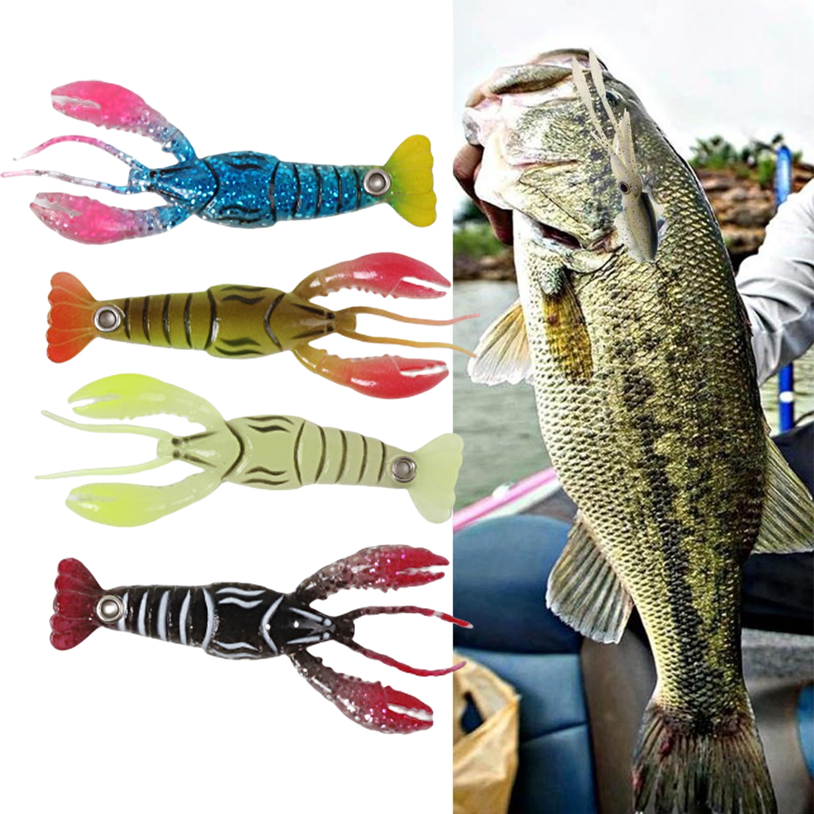Fishing Jig Heads Hooks Crappie Spinner Blade Fishing Lure Jigs Underspin  Jig Heads Paddle Tail Swimbaits Pre-Rigged Fishing Spoons and Marabou
