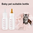 thumbnail image 1 of Travelwant 4Pcs/Set 50ml/120ml Milk Bottle Newborn Animal Feeder Practical Pet Nurser Bottle Hamster Puppy Squirrel Kittens Nursing Feeding Bottle with 4pcs Different Nipples, 1 of 8