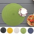 thumbnail image 1 of Travelwant 4Pcs/Set Cup Mat Pure Cotton Thread Weave Round Drink Hot Pads Mats Set Absorbent Scald-proof Drink Coasters, 1 of 7