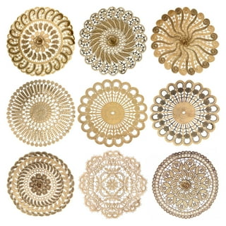 Sweet Creations 72 Count Round Lace Paper Doilies, Assorted Sizes