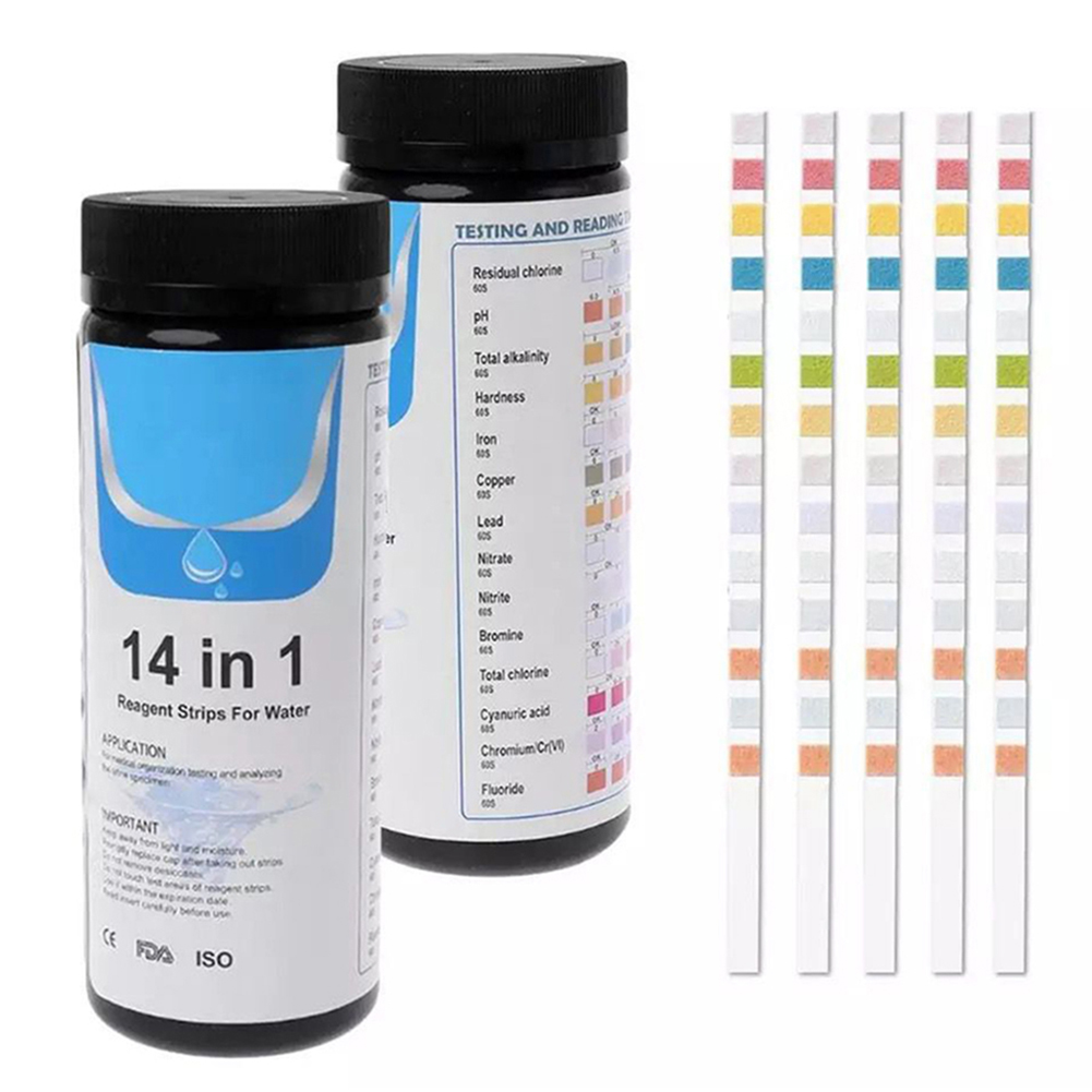 Travelwant 50Pcs/Set Premium Pool and Spa Test Strips Accurate Testing