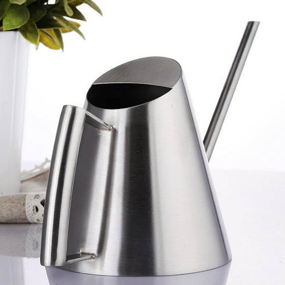 Travelwant 900ml Watering Can for Indoor Plants Garden Long Spout Brushed Stainless Steel Watering Pot
