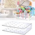 thumbnail image 1 of Travelwant Acrylic Lollipop Holder Clear Acrylic Cake Pop Stand Display Lollipop Stand Holder Display for Weddings Baby Showers Birthday Party Halloween Christmas Candy Decorative, 1 of 7