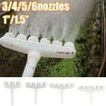 thumbnail image 1 of Travelwant Agriculture Atomizer Nozzles Adjustable Water Spray Range Multi-head Water Sprayer Sprinklers Garden Watering Irrigation Shower Atomization Irrigation Tool can Adjust, 1 of 7