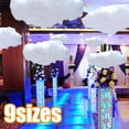 thumbnail image 1 of Travelwant Artificial Cloud Props Imitation Cotton 3D Cloud Room DIY Cotton Cloud Decorative Hanging Ornament Decoration Art Stage Wedding Party for Stage Show Party Decor, 1 of 7