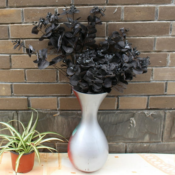 Travelwant Artificial Eucalyptus Stems Decoration Faux Eucalyptus Stems Bulk Real Touch Leaf Faux Eucalyptus Branches for Wedding Centerpiece Farmhouse Home Decor