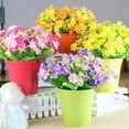 thumbnail image 1 of Travelwant Artificial Flowers 28 Heads Table Centerpiece Vibrant Color One Bouquet 7 Branch Silk Artificial Decorative Flower for Wedding, 1 of 8