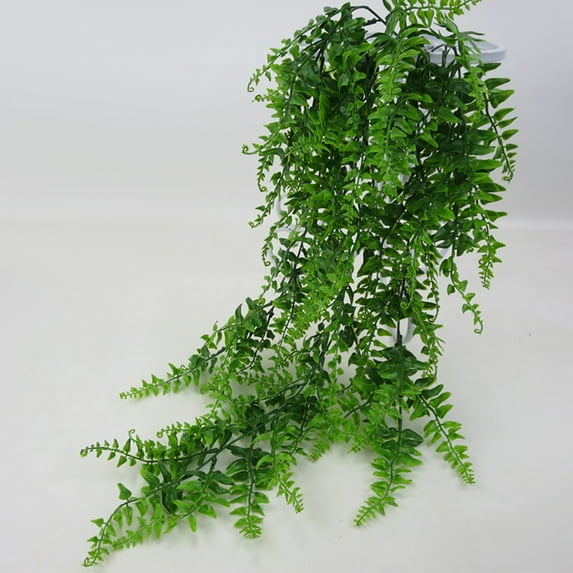 Travelwant Artificial Hanging Ferns Plants Vine Fake Ivy Fern Hanging Plant Outdoor UV Resistant Plastic Plants