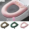 thumbnail image 1 of Travelwant Bathroom Soft Toilet Seat Cover Pad -Toilet Seat Cushion Washable and Comfortable Toilet Seat Cover Pads, Fits Most Size Toilet Lids, 1 of 7