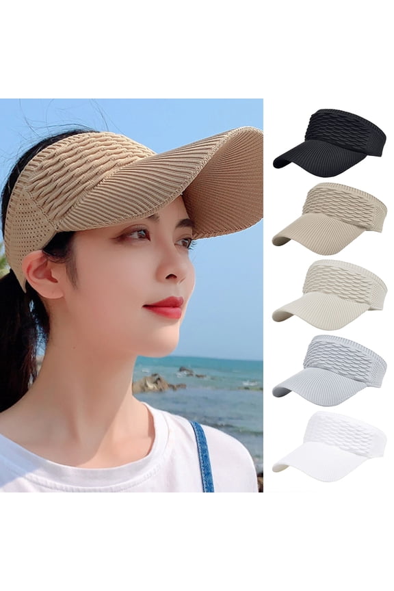 Beanie Tail Winter Warm Knit Messy High Bun Ponytail Hats Visor Beanie Cap