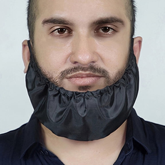 Travelwant Beard Cover Super Soft Wear Resistant Polyester Adjustable Facial Beard Apron Caps Guard Bonnet for Men