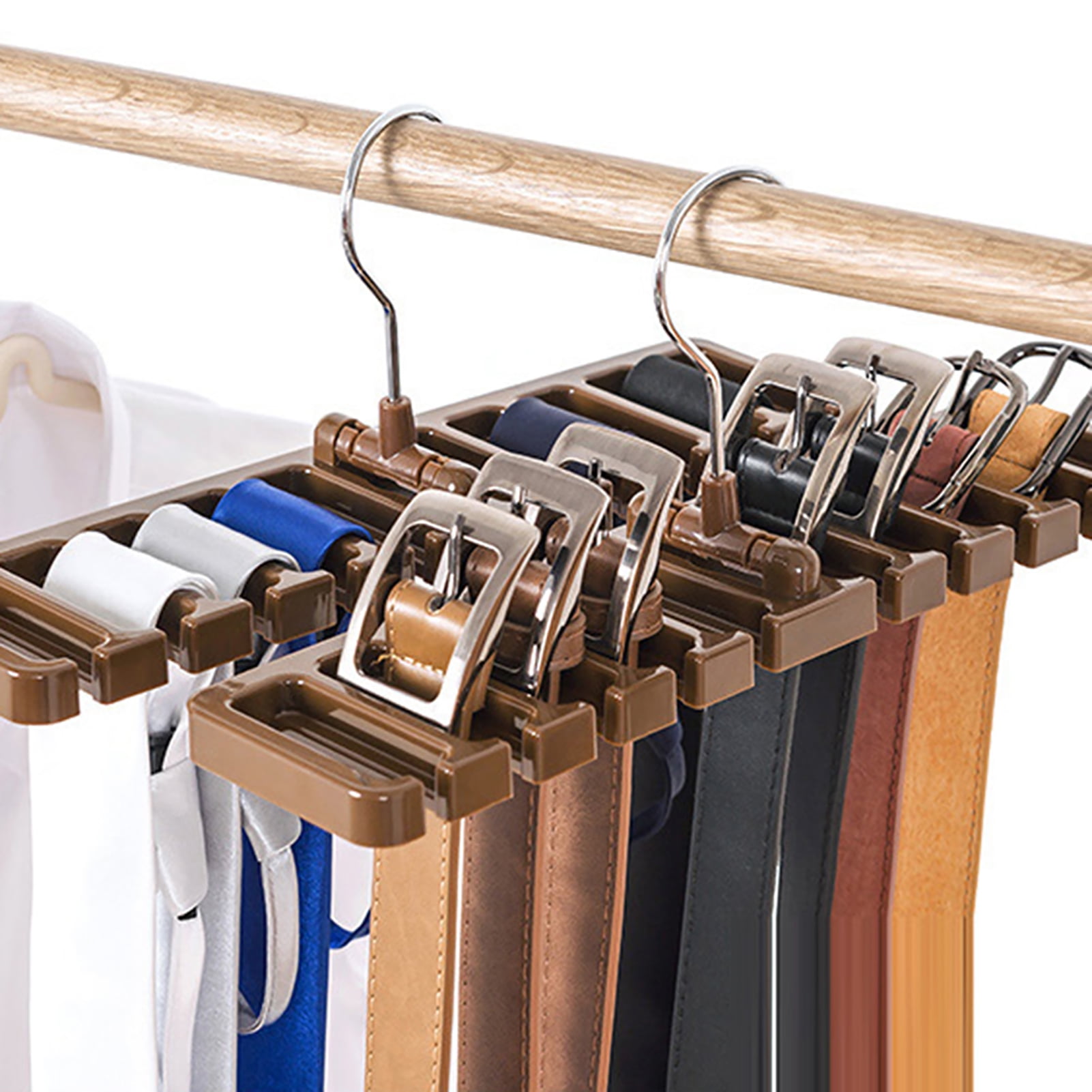 Travelwant Belt Hanger Organizer Non Slip Tie Rack Holder, Durable
