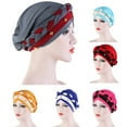thumbnail image 1 of Travelwant Chemo Cancer Head Hat,Women Beading Pearl Braid Dairy Polyester Turban Head Scarf, 1 of 7