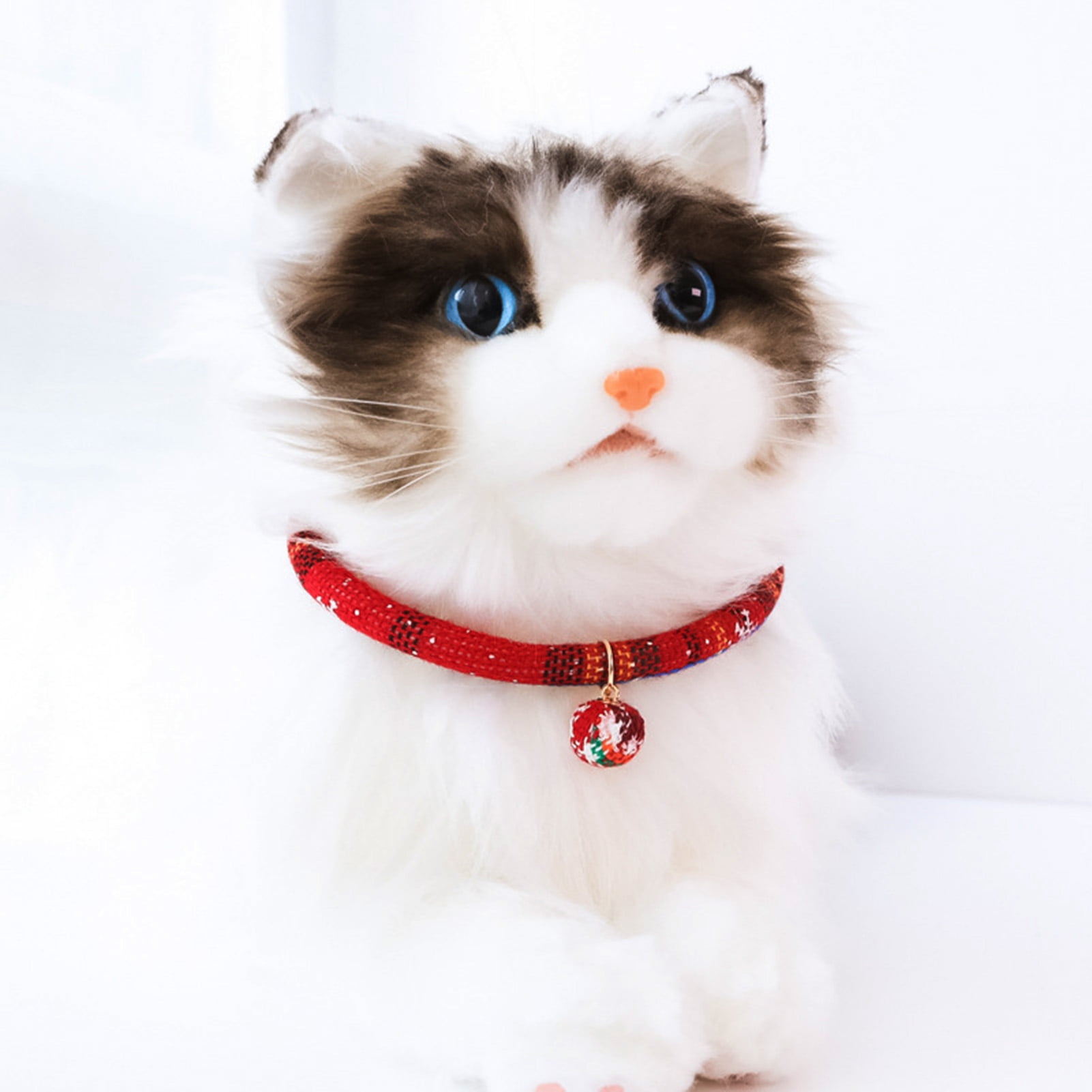 Travelwant Christmas Cat Collar Xmas Cat Bowknot Breakaway Collars