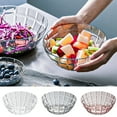 thumbnail image 1 of Travelwant Crystal Clear Plastic Serving Bowls, Salad, Snack, Disposable Bowls - Perfect For Your Party or Event – Party Snack or Salad Bowl, Chip Bowls, Snack Bowls, Candy Dish, 1 of 7