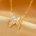 thumbnail image 1 of Travelwant Dainty Butterfly Necklace for Women 14K Gold Plated Butterfly Pendant Necklace Minimalist Charm Jewelry, 1 of 9