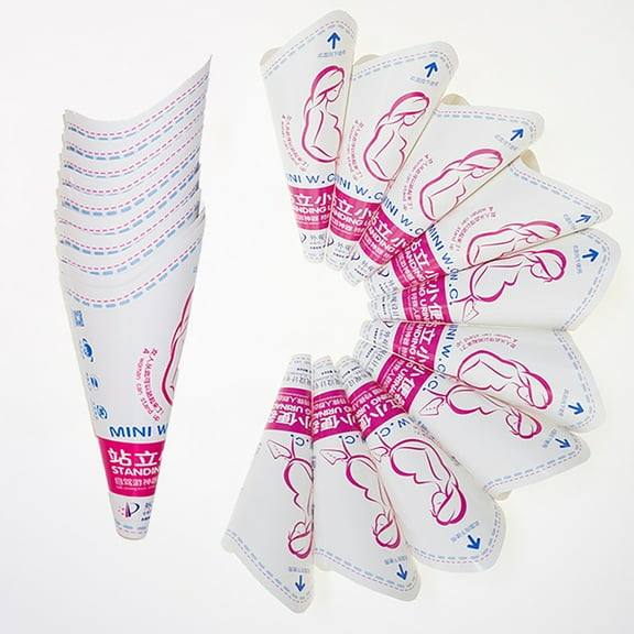 Travelwant Disposable, Portable Female Urination Device for Women, Stand and Pee in Unfriendly Toilets with Urine Director, Urinary Funnel