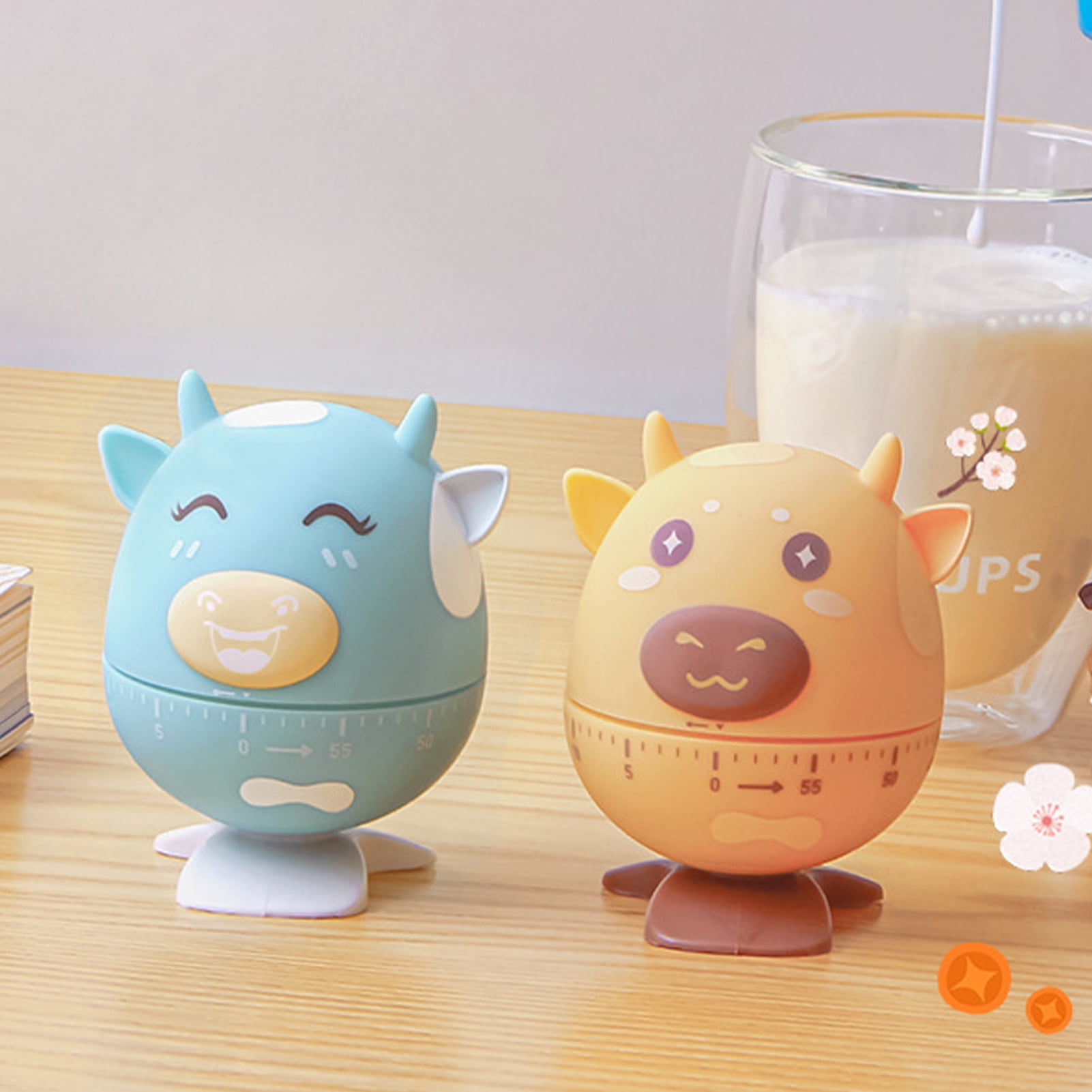 Travelwant Egg Kitchen Timer Cute Manual,Metal Mechanical Visual ...