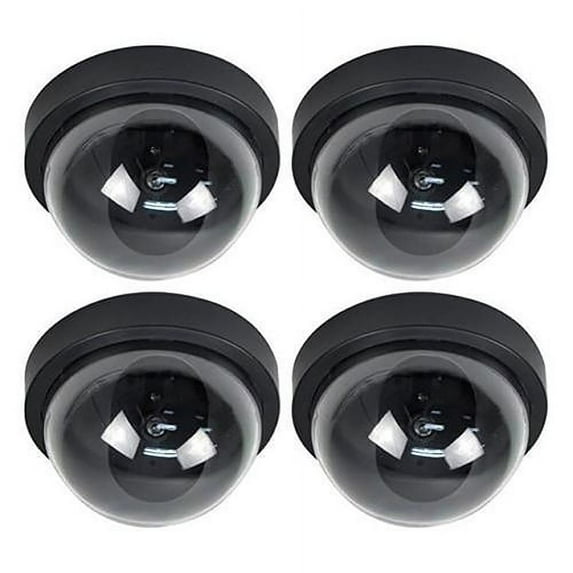 Travelwant Fake Dummy Surveillance Home Dome Security Camera CCTV with Red Flashing Light Camera