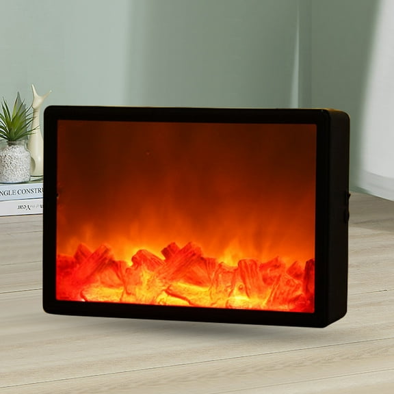 Travelwant Fireplace Lanterns Decorative Flameless Portable Led Lantern Battery Operated Indoor/Outdoor