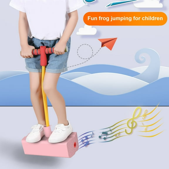Travelwant My First Foam Pogo Jumper for Kids Fun and Safe Pogo Stick for Toddlers, Durable Foam and Bungee Jumper for Ages 3 and up, Supports up to 250lbs