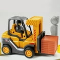 thumbnail image 1 of Travelwant Friction Fork Lift with Pallet Cargo Warehouse Truck Vehicle Toy Forklift for Kids, 1 of 9