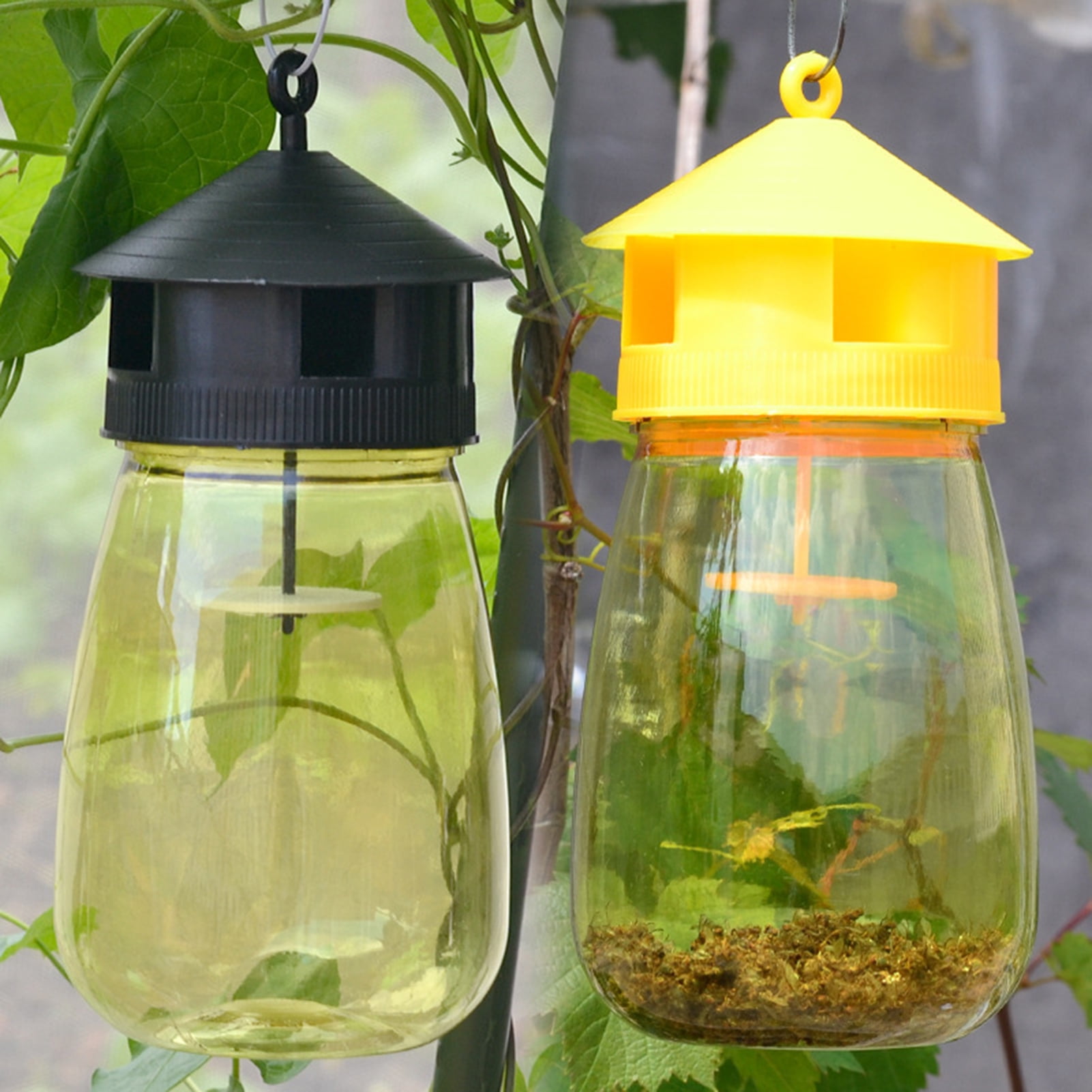 Fruit Fly Trap Bottle Cap Plastic Fruit Fly Killer Catcher Pest Control  Household Fly Trap Indoor And Outdoor Garden Trap Set