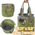 thumbnail image 1 of Travelwant Green Bucket Garden Tools Bag, Gardening Tote Bag, Deluxe Garden Tool Storage Bag and Home Organizer with Pockets, Wear-Resistant & Reusable for Men or Women, 1 of 6