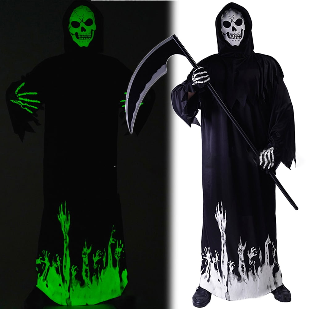 Travelwant Halloween Kids Costumes, Grim Reaper Costume, Cosplay Black