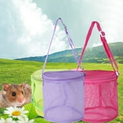 Travelwant Hamsters Carrier Bag Portable Travel Backpack Breathable Outgoing Bag bonding Pouch for Small Pets Hedgehog, Hamsters, Sugar Glider