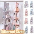 thumbnail image 1 of Travelwant Hanging Handbag Organizer Dust Proof Storage Holder Bag Wardrobe Closet for Purse Clutch with 2/3/4 Larger Pockets for Organizing and Storing Women Handbags, 1 of 7