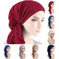 thumbnail image 1 of Travelwant Head Wraps for Black Women Turban Headwraps Stretchy African Hair Wraps Jersey Head Scarf Tie Headbands, 1 of 1