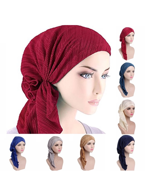 Head Wraps for Black Women Turban Headwraps Stretchy African Hair Wraps Jersey Head Scarf Tie Headbands