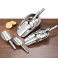 thumbnail image 1 of Travelwant Ice Scoop Stainless Steel Shovel Scoops Kitchen Utility Scoops, Ice Scooper for Ice Maker Freezer Coffee Bean Food Candy Flour Popcorn Rust Free, 1 of 8