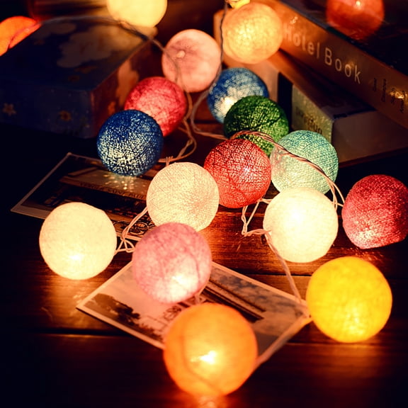 Travelwant Indoor/Outdoor Plug in Waterproof LED Globe Led String Light