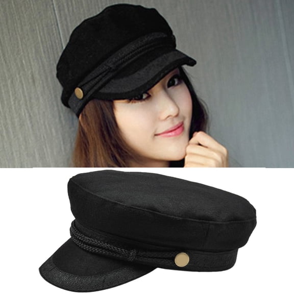 Travelwant Jewelry-Box Retro England Style Ladies Womens Girls Beret Baker Boy Peaked Cap Military Hat