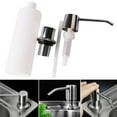 thumbnail image 1 of Travelwant Kitchen Sink Soap Dispenser, Stainless Steel Pump Head Lotion Dispenser for Kitchen Sink, Replacement Liquid Soap Bottle Built in Hand Sink Pump (Brushed Nickel), 1 of 6