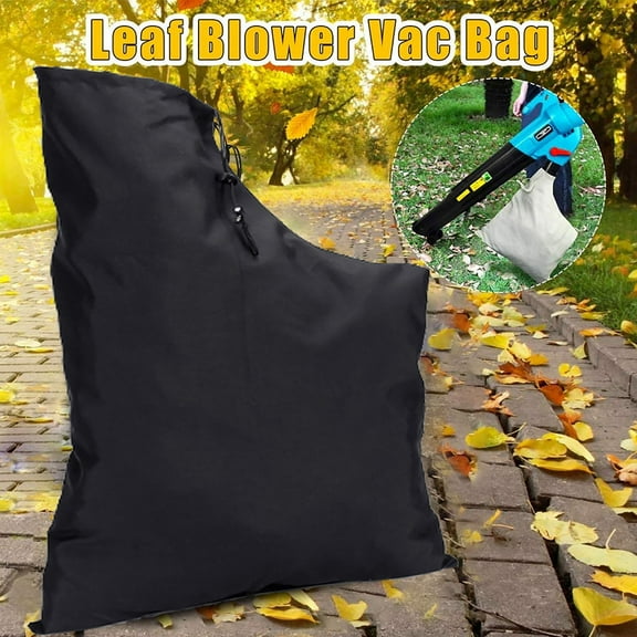 Travelwant Leaf Blower Vacuum Bag for Garden, Electric Leaf Blower Bag with Zippered | Polyester Material, Dust Collection Efficiency Outdoor Dustproof Replacement Part Shredder Lawn
