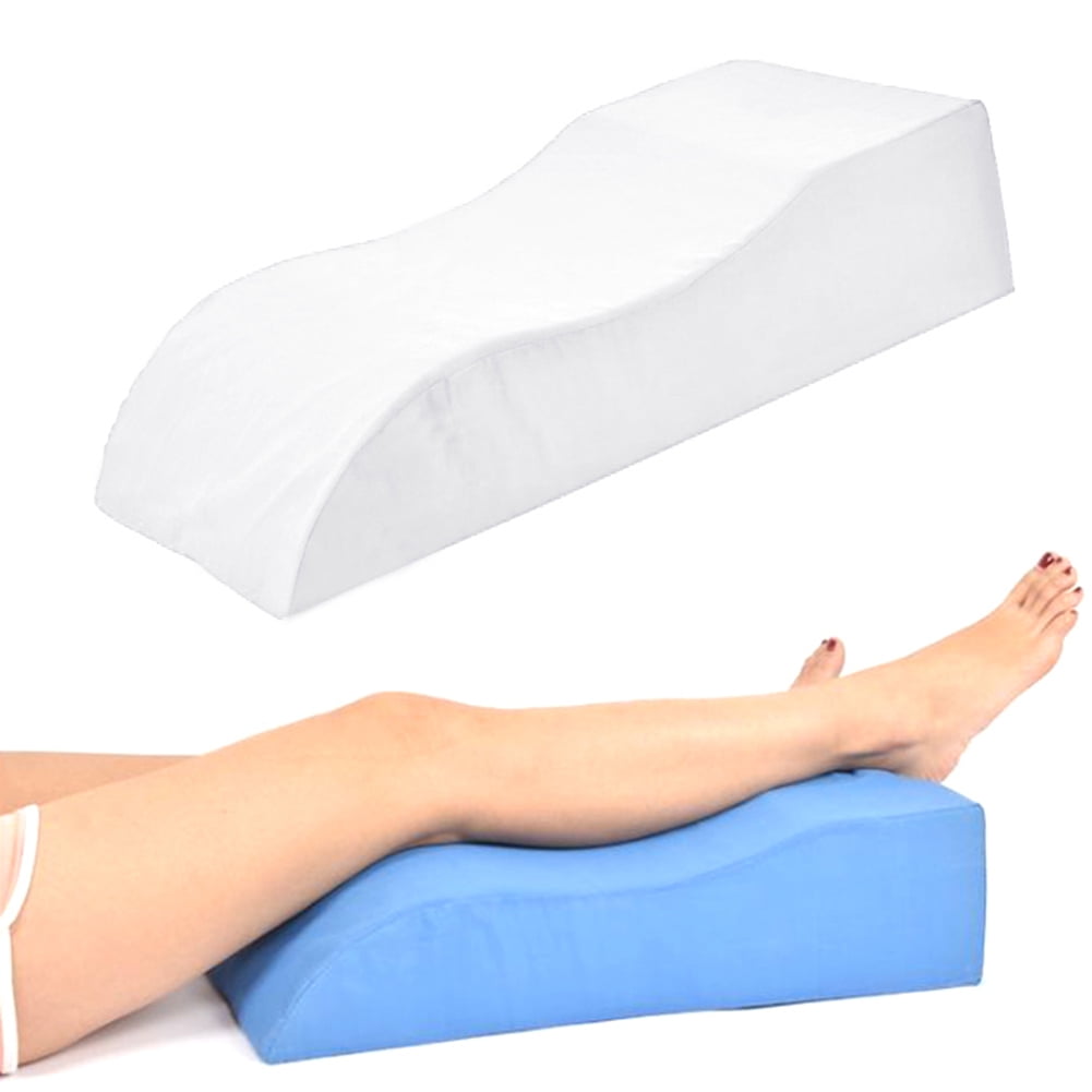 RTTRAO Leg Elevation Pillow with Cooling Gel Memory Foam Top, Post Surgery  Leg Rest High Density Foam Bed Wedge Pillow for Leg & Back Support and