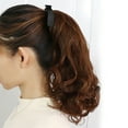 thumbnail image 1 of Travelwant Long Curly Wavy Hair Ponytail Extension Claw Jaw Clip in Synthetic Hairpieces for Women Dark Brown Pony Tail for Daily Party Use, 1 of 5